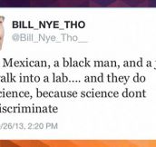 Science joke…