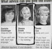 Kids give the best advice…