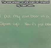 Beer math…