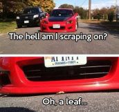 Lowered car problems…