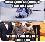 Hockey vs. Basketball…