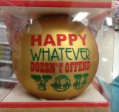 An ornament for everybody…