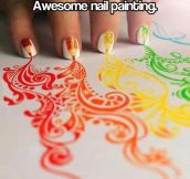 Fun with nail paint…