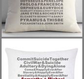 Welcome to the real world pillow…