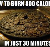 How to burn many calories in a few minutes…