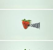 Strawberry sneeze…