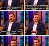 This is why I love Jason Segel…