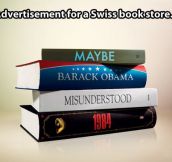 That’s not very neutral of you, Swiss book shop…