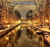 Amsterdam during the winter…