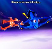 Disney on ice is weird…