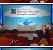 Ellen’s favorite tweets of the week…
