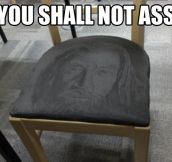 You shall not…