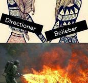Directioners and Beliebers…