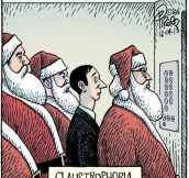Phobia to be trap in a elevator with bunch of Santas…