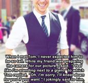 When I met Tom Hiddleston…
