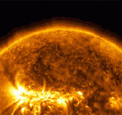 Venus transits across the sun…