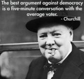 Just thought this great Winston Churchill quote needs to be remembered…
