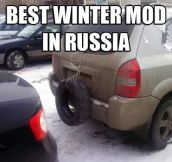 Russian winter car mod…