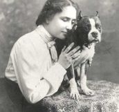 Helen Keller’s pet…