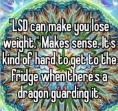 LSD can be helpful…
