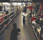 Zombie prank…