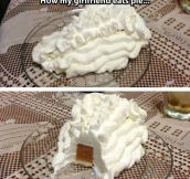 How to eat pie correctly…