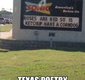 Poetry in Texas…