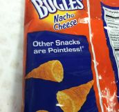 Pointless snacks…
