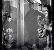Photos discovered frozen in block of ice…
