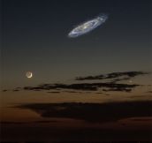 Andromeda’s actual size…