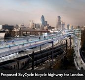 Bicycle highway for London…