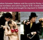 Sylvester Stallone is a great man…