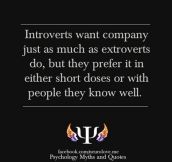 True story about introversion…