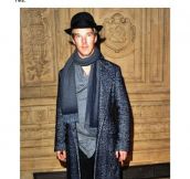 Did Benedict dress himself today?