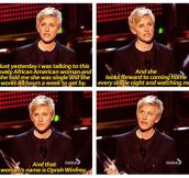 Ellen DeGeneres at People’s Choice Awards…