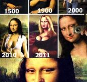 Mona Lisa through the years…