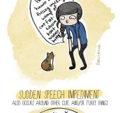 How to spot a cat person…