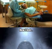 Visiting the dentist…