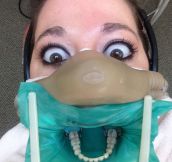 Selfie at the dentist…
