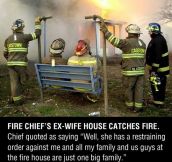 Fire chief revenge…