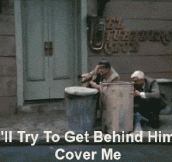 Come on, cover me…