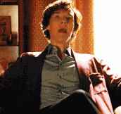 Sherlock’s way to get out of a chair…