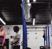 How to pick up a girl at the gym…