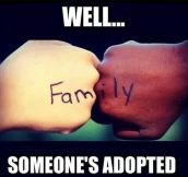 But family anyway…