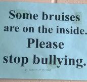 All bruises are…