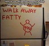 My refrigerator can be really mean sometimes…