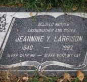She died as she lived: as a crazy cat lady…
