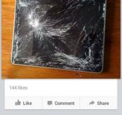 Tip: Don’t be a complete moron and stand on your iPad