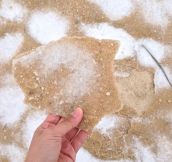 Sand in Florida gives people the chills…