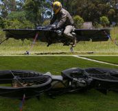 Hoverbikes are a reality now…